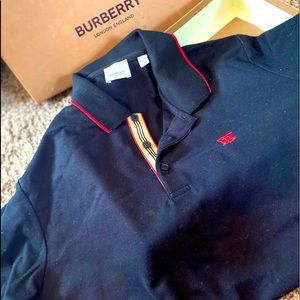 Men’s Burberry stripe Polo Shirt
